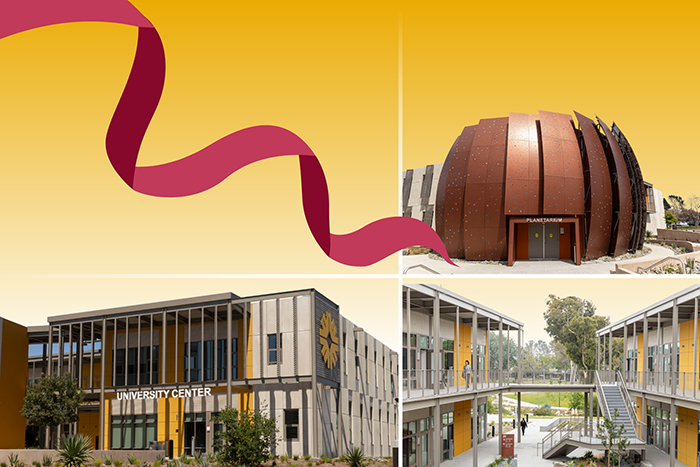 SWC Instructional & Discovery Complex ribbon cutting graphic.