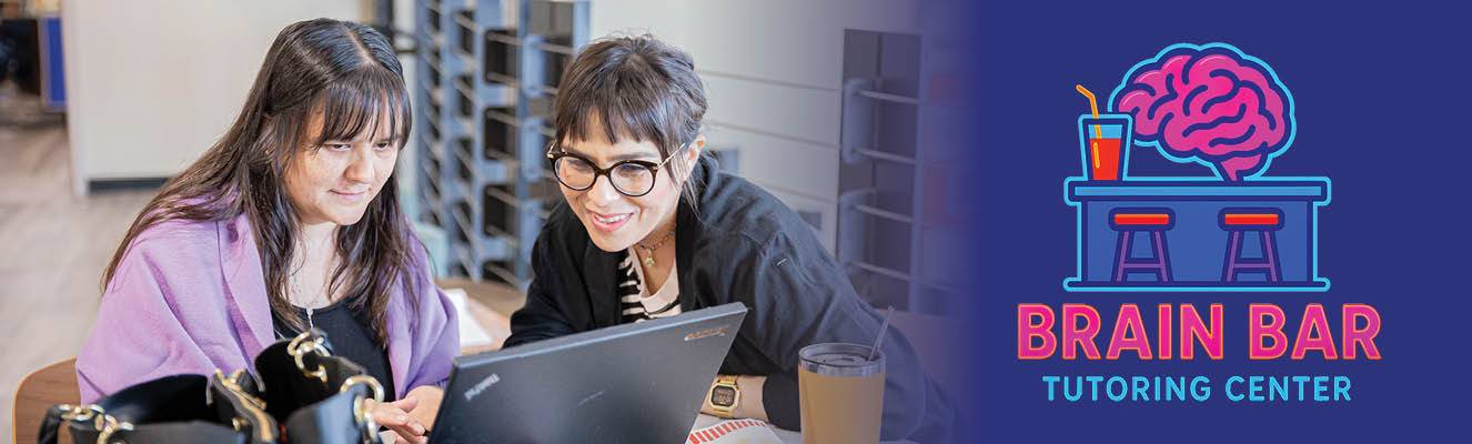 Southwestern College Brain Bar Tutoring Center banner graphic.